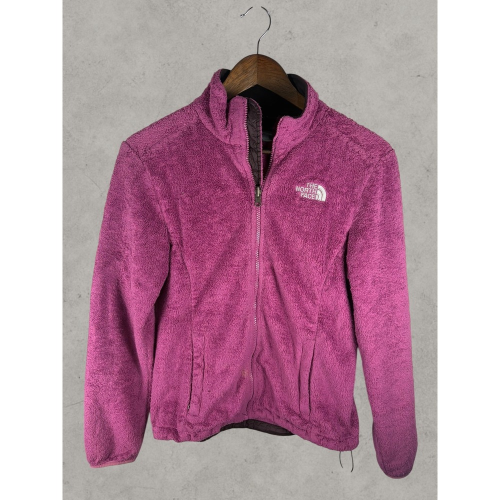 The North Face Osito Fleece‎ Jacket Womens Small Pink Full Zip Soft Raschel Coat